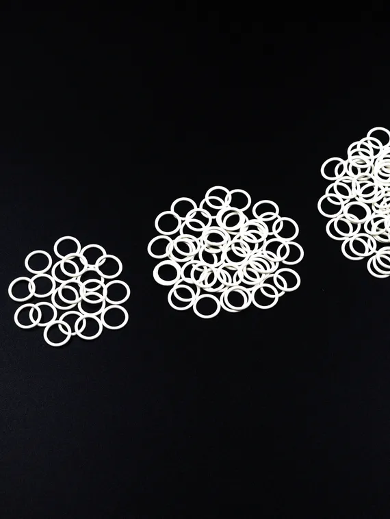 Кольцо Arta-F, 10 мм, металл, айвори 004