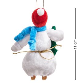 РусКукла RK-826/1 Кукла подвесная «Гном-снеговик»