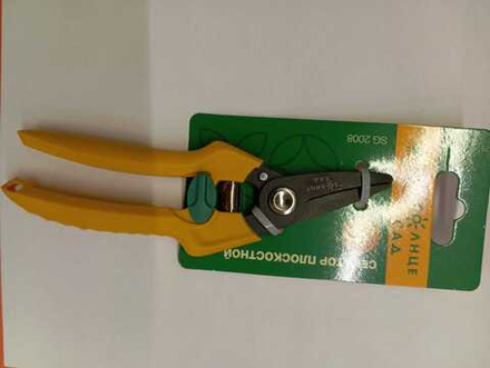 Секатор садовый плоскостной  "Солнце Сад" SG 2008 НАКАБА