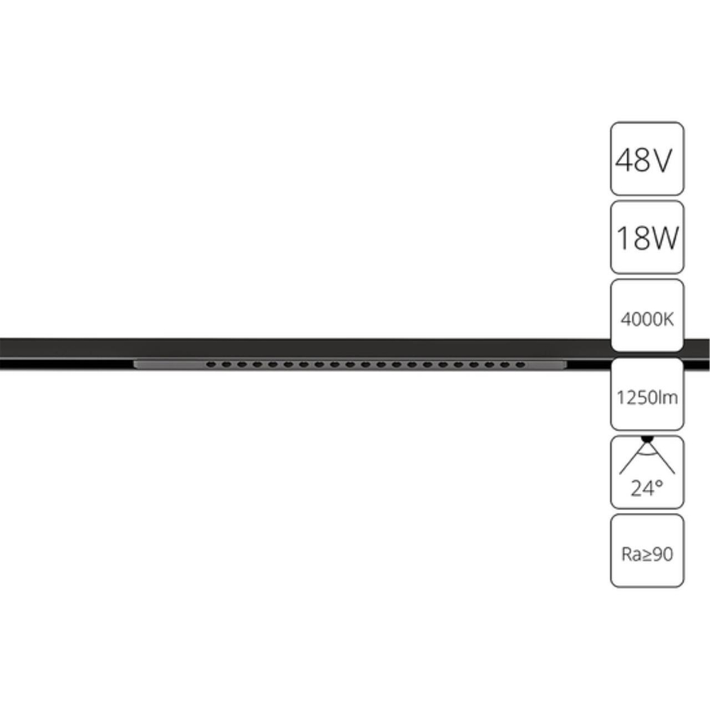 Магнитный трековый светильник Arte Lamp OPTIMA A7267PL-1BK