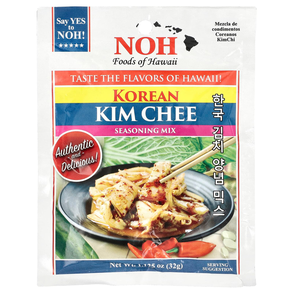 NOH Foods of Hawaii, Смесь приправ корейского Ким Чи, 1,125 унции (32 г)