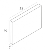 Подушка на спинку Siesta Contract Monaco Backrest Cushion, бежевый