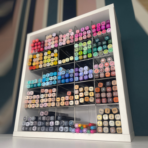 D-Box Органайзер для маркеров 5х5, W960 ST7 Белый классический