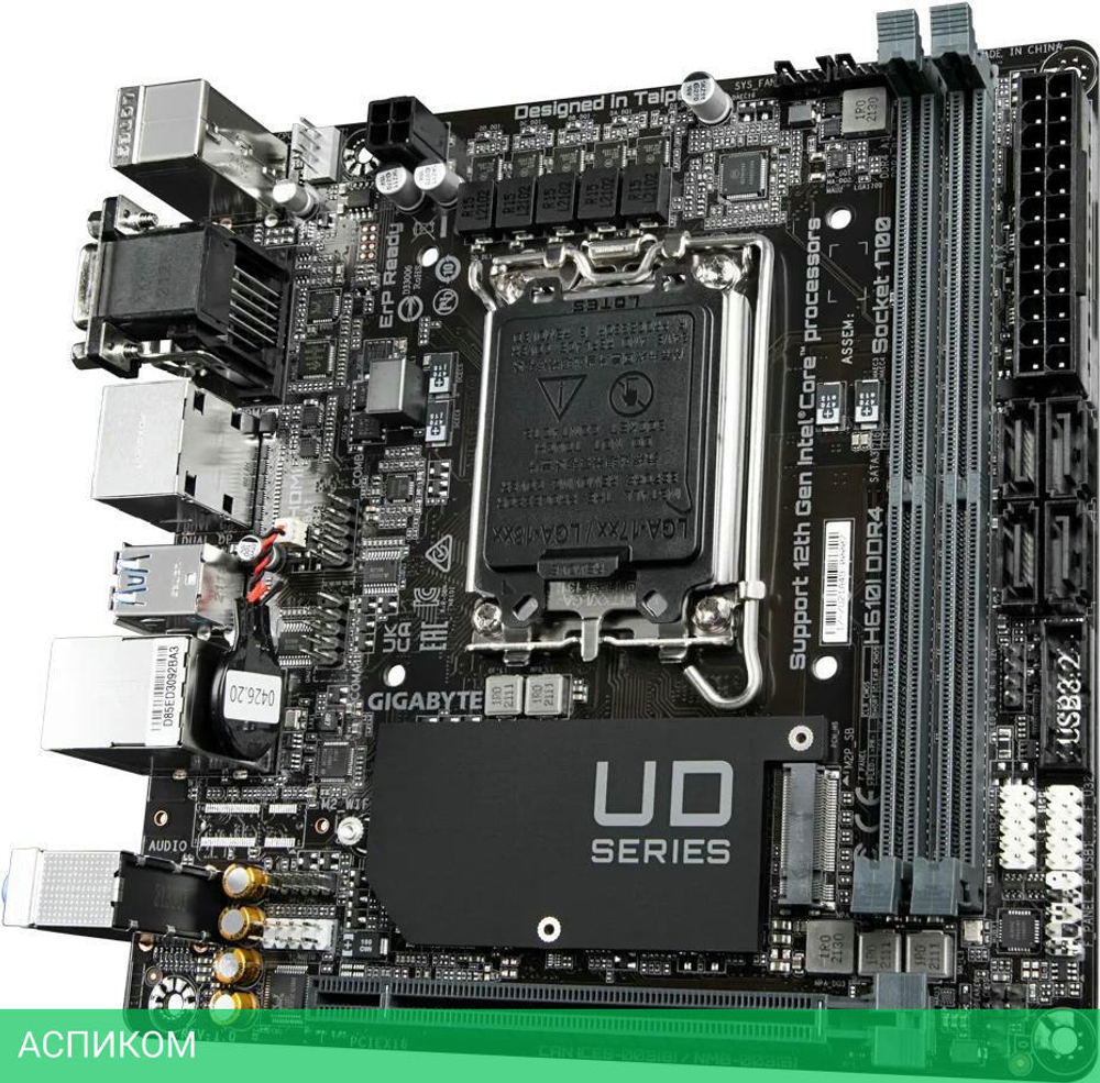 Материнская плата GigaByte H610I DDR4