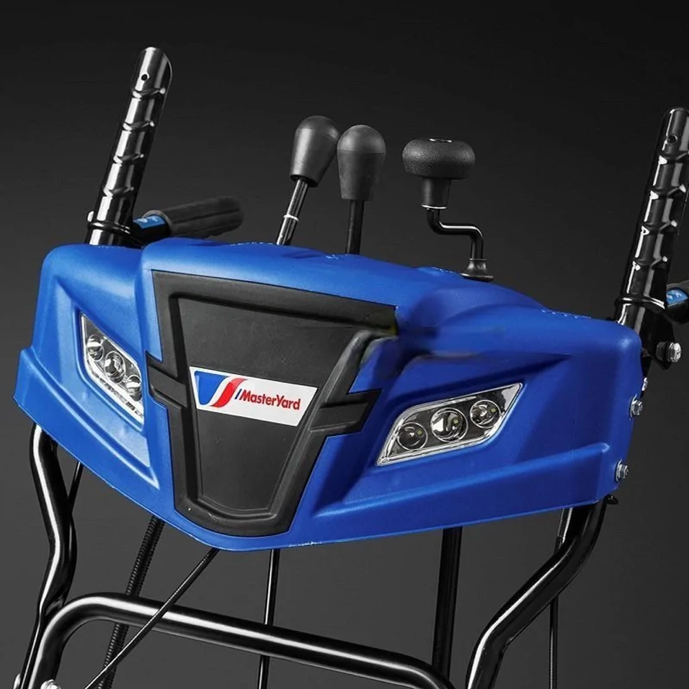MasterYard MV11528BE снегоуборщик бензиновый 9 л.с, ковш 71 см, выброс 15 м, 6 вперед/2 назад
