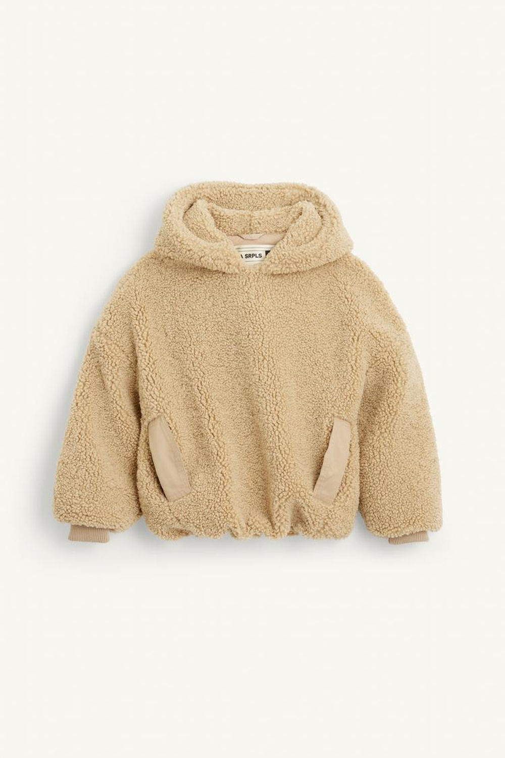 ZARA ТОЛСТОВКА ИЗ ИСКУССТВЕННОГО МЕХА, КРЕМОВЫЙ