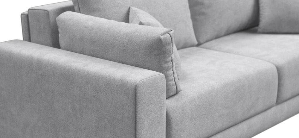 Диван Босс Прайм Шенилл Клауд серый