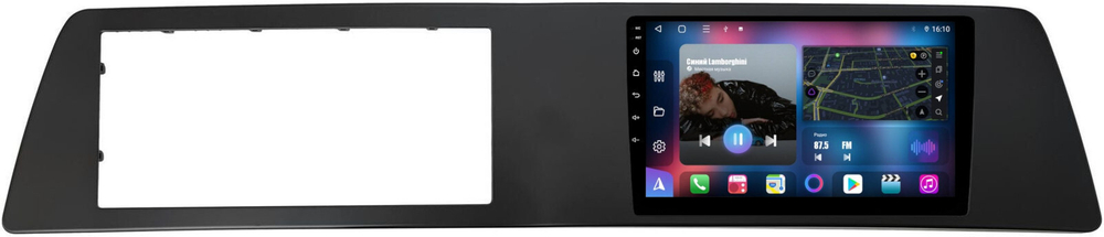 Магнитола для KIA Sportage 5 NQ5 2021-2024+ (взамен 8", рамка широкая матовая) - FarCar BM7570WM на Android 13, QLED, TS10, 4Гб+32Гб, CarPlay, 4G SIM-слот