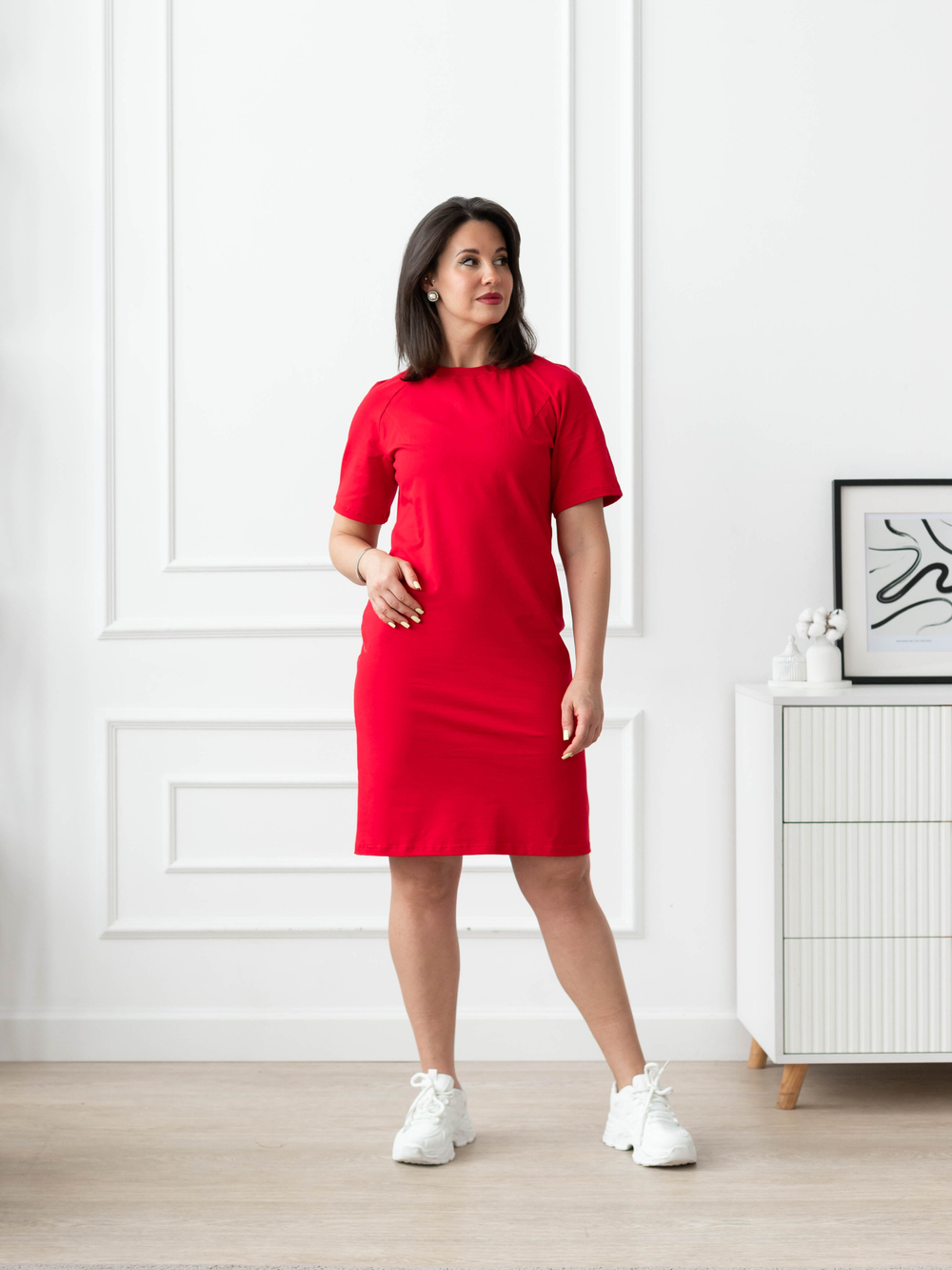 Платье спортивное укороченное