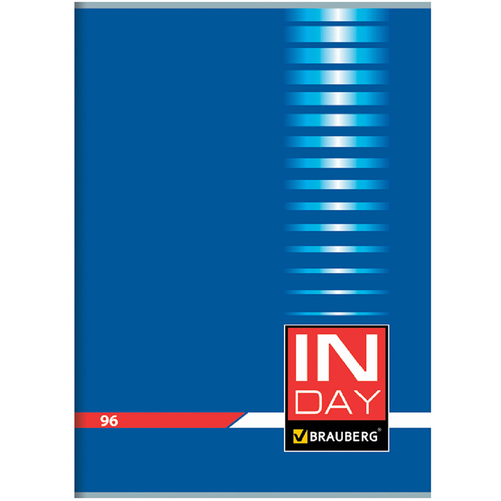 Тетрадь общая BRAUBERG "Inday", А4, 96 листов в клетку, на скрепке