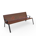 Скамейка Брюссель с подлокотниками