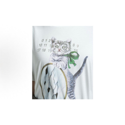 Футболка Maison Margiela MM6 Cat Print