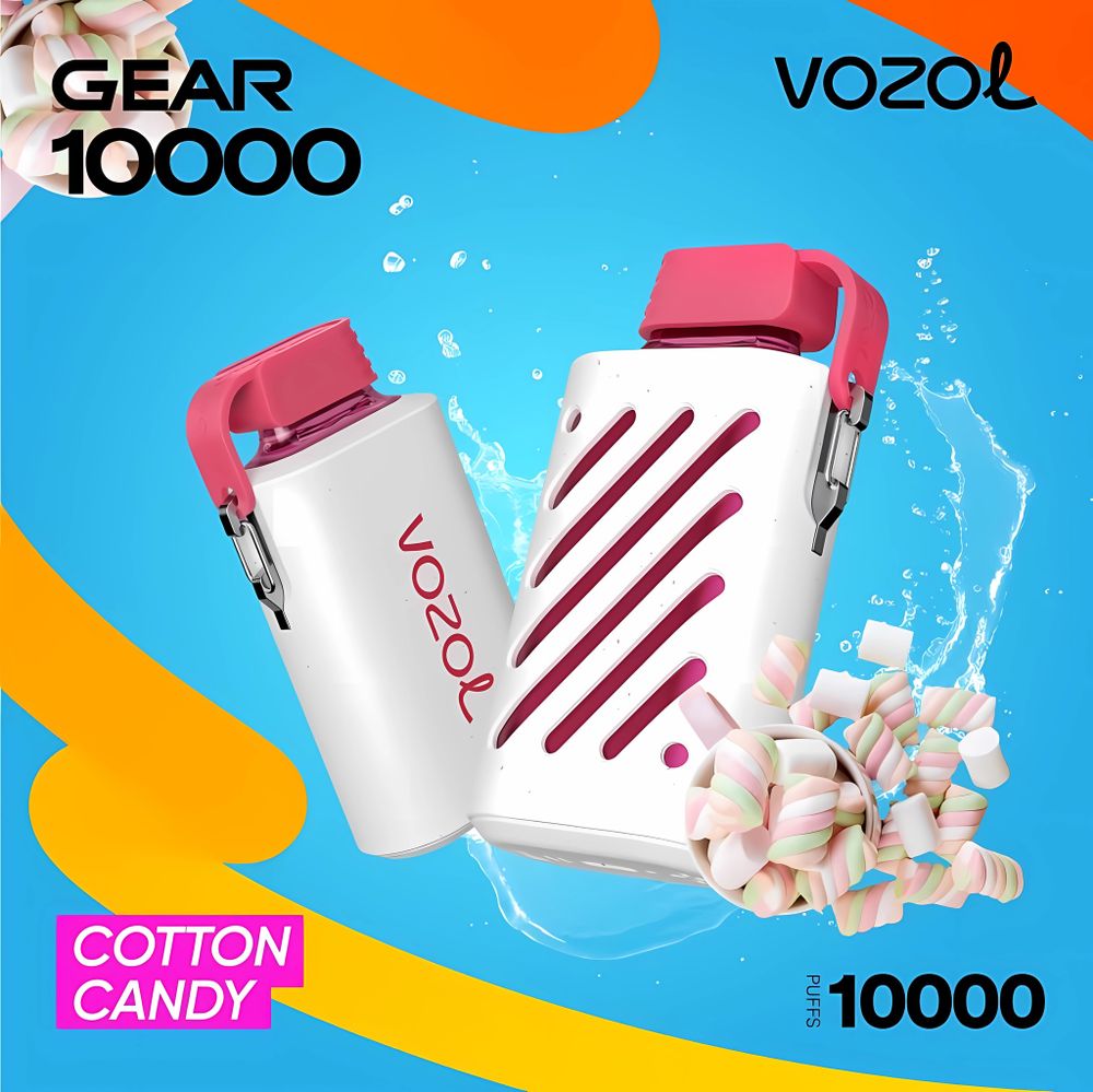 VOZOL GEAR 10000 - Cotton Candy (5% nic)
