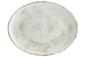 Блюдо овальное 360*280 мм. Накрус, форма Мув /1/6/