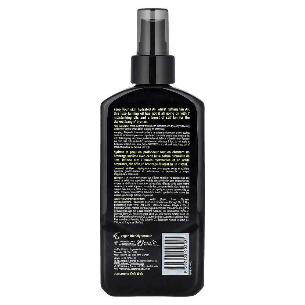 b.tan, Tanner AF®, сухое масло-спрей для загара, 236 мл (8 жидк. унций)