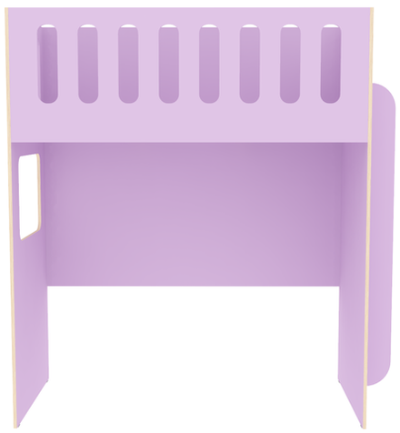 Кровать-чердак КарИВи с нишей ДС-27 80x180 Ирис