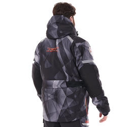 DRAGONFLY Зимняя куртка EXPEDITION Camo - Grey 2024