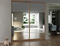 Дверь-купе 2650*600 мм, орех , форма ручки-С crimp