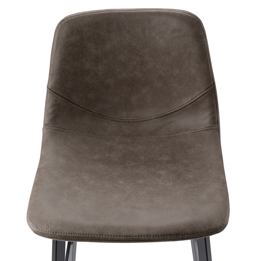 Стул барный Bergenson Bjorn Hugh серо-коричневый