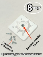 Пластина для крепления ножек стула и табурета