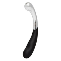 Двусторонний фаллоимитатор 22см металл + силикон Fifty Shades of Grey Sweet Pressure Dark Steel and Silicone Double-Ended Dildo