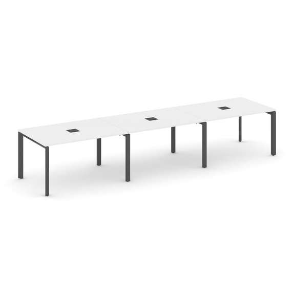 Style Project Стол переговорный SN-59P.SPRG-024 Белый/Металл Антрацит 4740*980*750