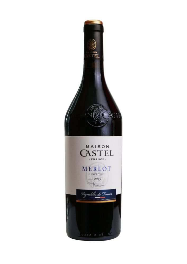 Вино Maison Castel - Merlot Rouge Pays d&#39;Oc IGP 13%