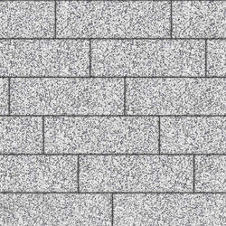 Тротуарная плитка ПРЯМОУГОЛЬНИК 750х250 мм - Стоунмикс Белый с черным