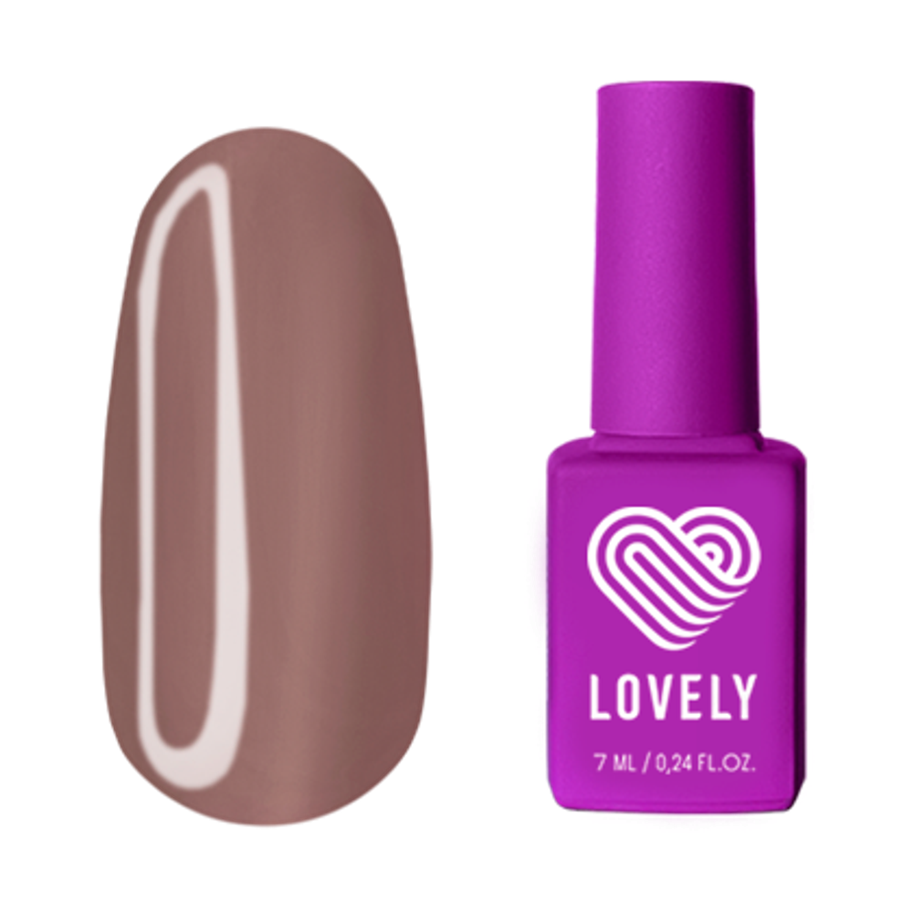 Гель-лак Lovely, коллекция Vitrage Nude, № VN04, 7 ml