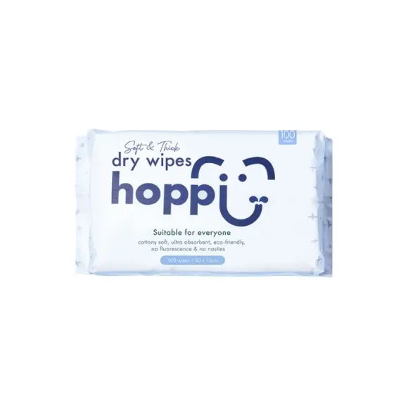 Салфетки детские сухие Hoppi 100 шт
