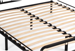 Кровать полутораспальная Рейк, спальное место 120х200, металлическая