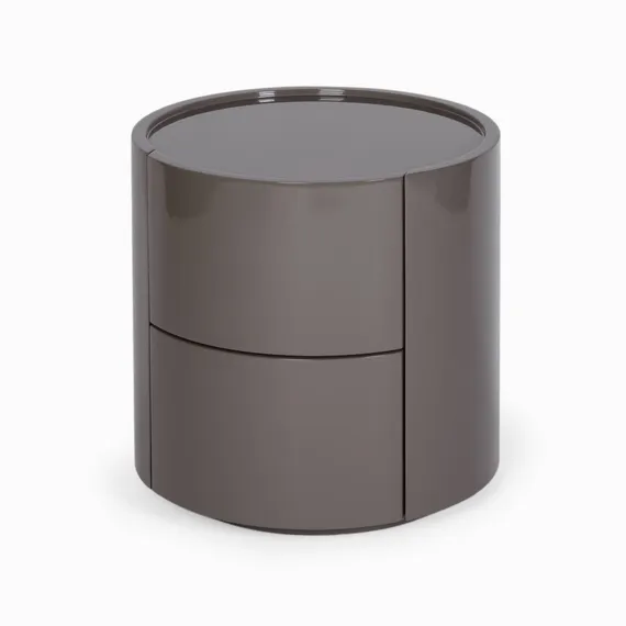 Прикроватная тумба Cecily 44х44 см, серая