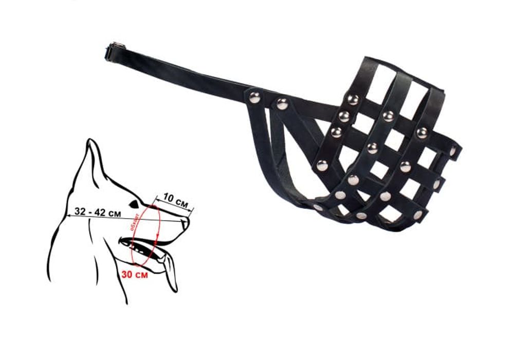 НАМОРДНИК "BUDDY" N4 (304) об38см L11см
