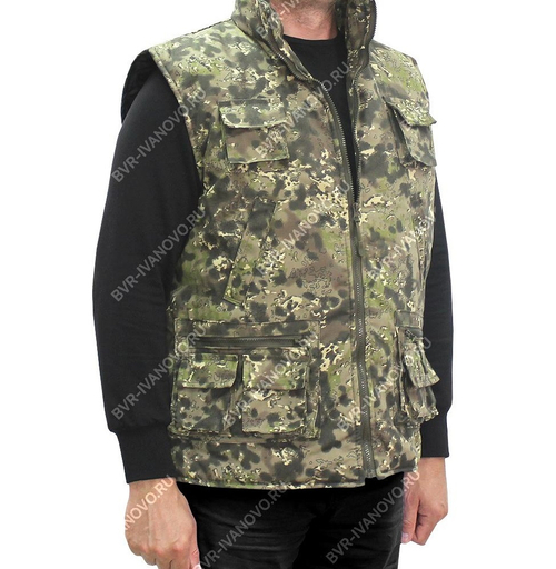 Жилет утеплённый Буран (смесовая, BLUR 1332)