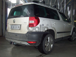 Фаркоп оцинкованный Galia S098A для Skoda Yeti 2009-2018(паспорт и сертификат в комплекте)(без электрики)