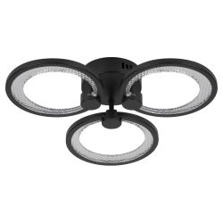 Светильник потолочный светодиодный ЭРА Модерн Odry CLL-1-46W 3K-6,5K RC BK с ДУ черный | Светильники SPB-6 с ДУ