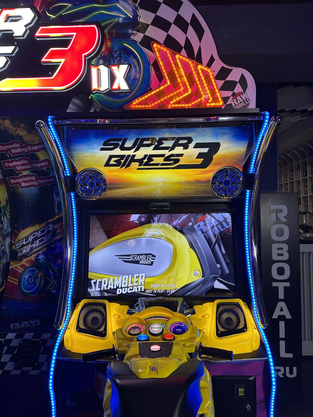 Двойная мото гонка «Super bikes 3»