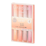 Маркер текстовыделитель Basir, серия "PASTEL", 4 цвета в розовых оттенках