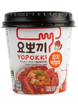 Токпокки Yopokki рисовые клецки с соусом кимчи 115 г