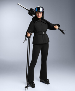 Oysho Водонепроницаемая утепленная куртка Primaloft® SKI, черный