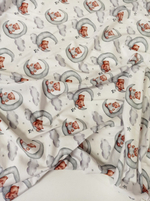 Кулир (принт). Мишка на месяце  ВО