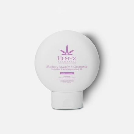 HEMPZ Шёлк для лица и тела смягчающий Лаванда, Ромашка и Дикие Ягоды 250 ml/ Blueberry Lavender & Chamomile Herbal Day & Night Softening Body Silk