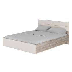 Кровать с подъёмным механизмом Урбан КР-18 160х200, Дуб смоки, Кашемир