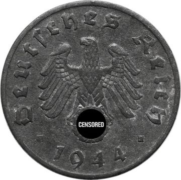 1 рейхспфенниг 1944 Германия (Третий рейх) "A"