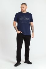 Фуфайка (футболка) мужская Клаб-4У Виотекс ТЁМНО-СИНИЙ