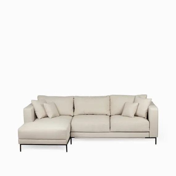 Диван раскладной Colston левосторонний 288 см, светло-серый