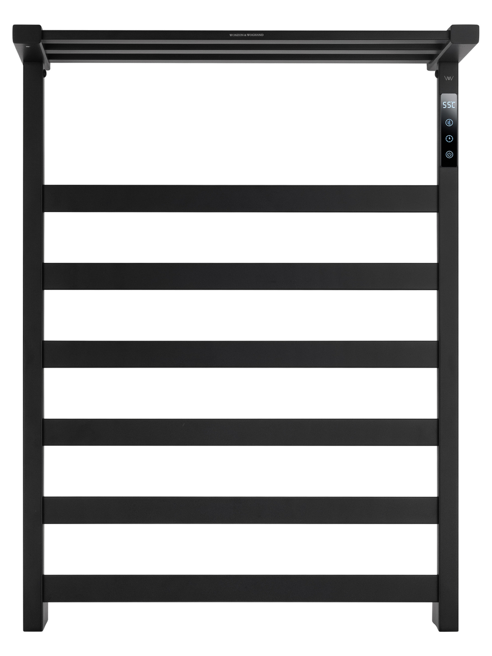 Полотенцесушитель электрический WONZON & WOGHAND FRANKFURT, Черный матовый (WW-A1026-MB)