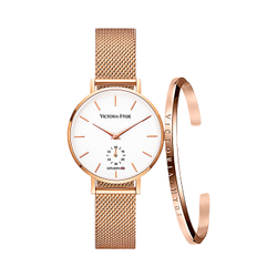 VICTORIA·HYDE Wrist Watch Quartz Movement White Dial Women"s Watch