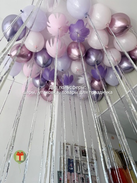 Шары под потолок микс