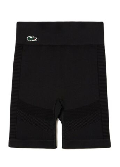 Женские Шорты теннисные Lacoste Women's Seamless Sport Bike Shorts - black